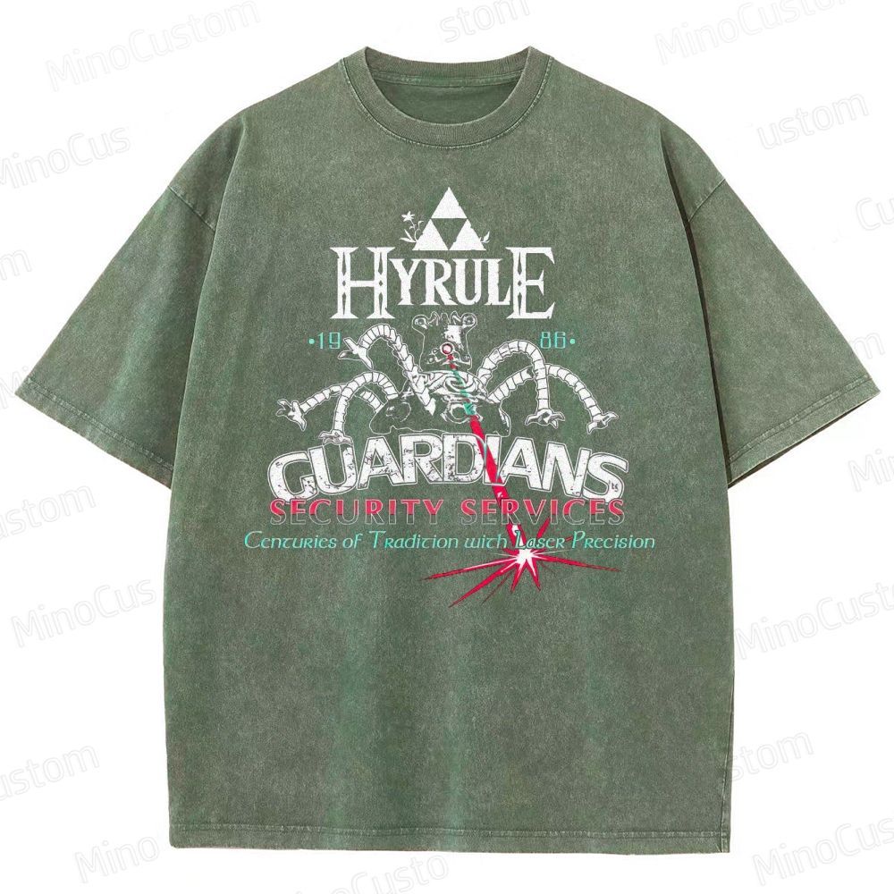 Hyrule 1986 Guardians Washed T-Shirt 