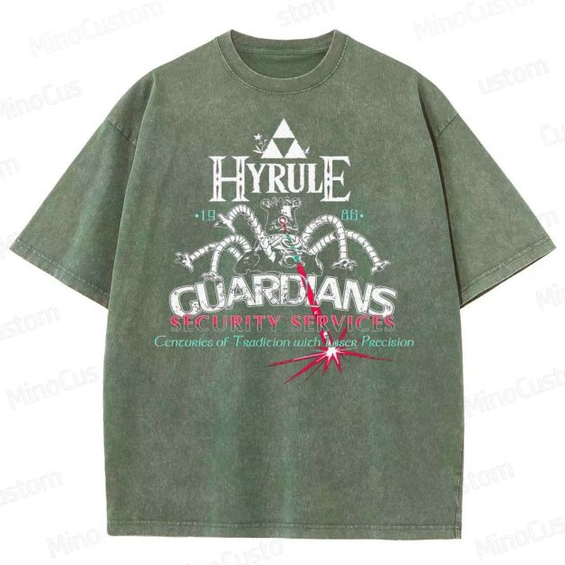 Hyrule 1986 Guardians Washed T-Shirt 