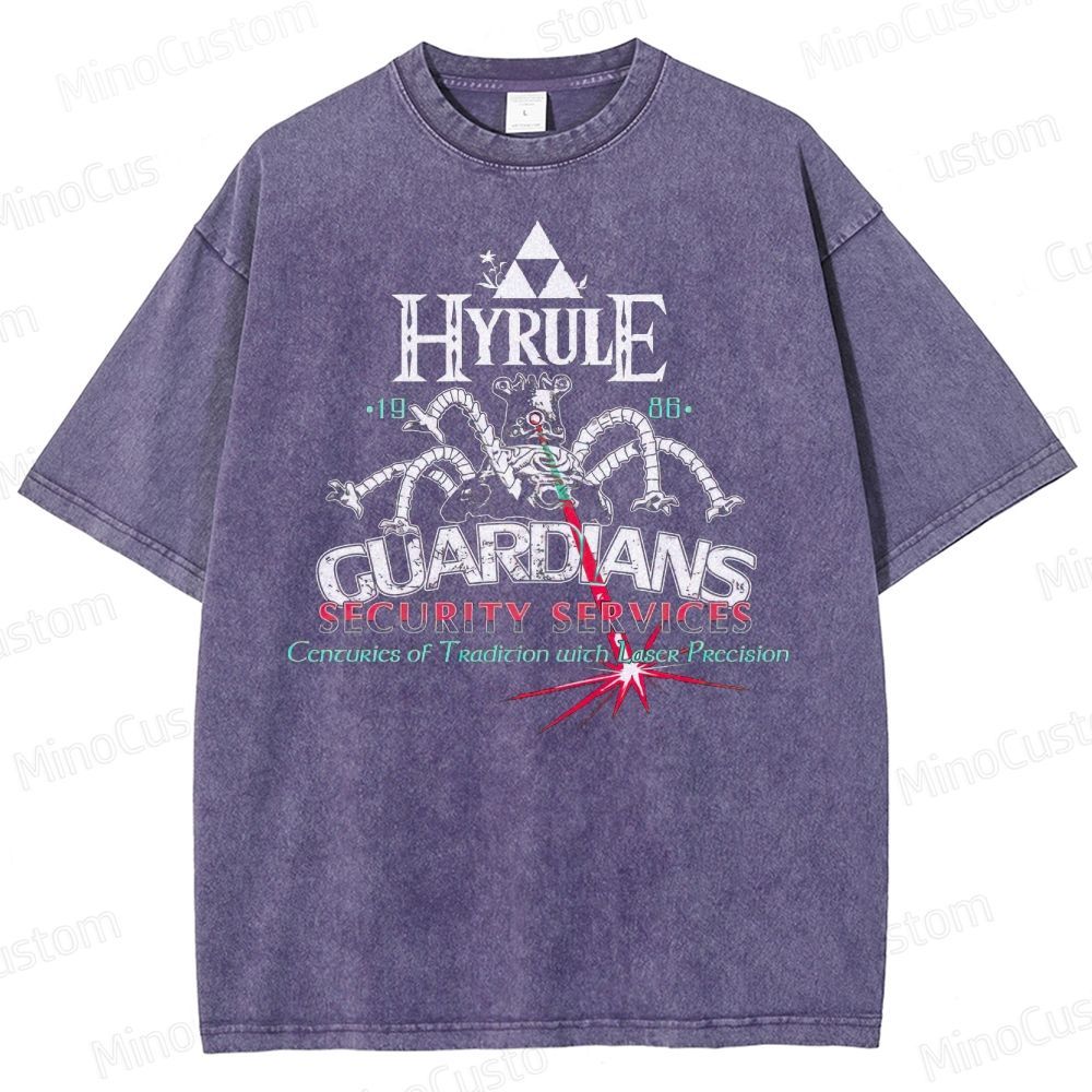 Hyrule 1986 Guardians Washed T-Shirt 
