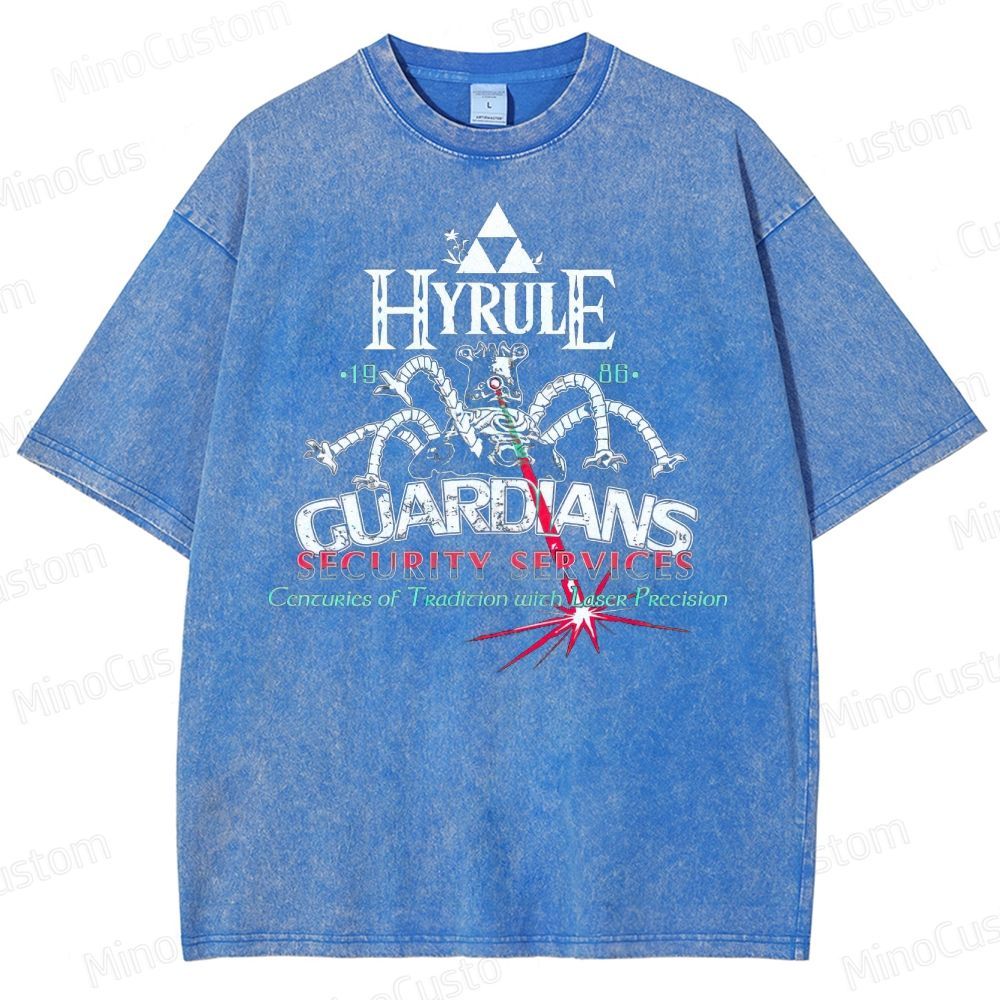 Hyrule 1986 Guardians Washed T-Shirt 