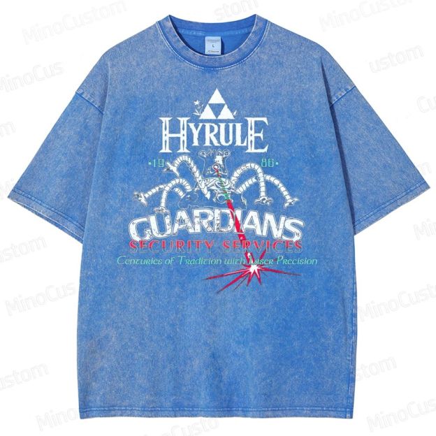 Hyrule 1986 Guardians Washed T-Shirt 