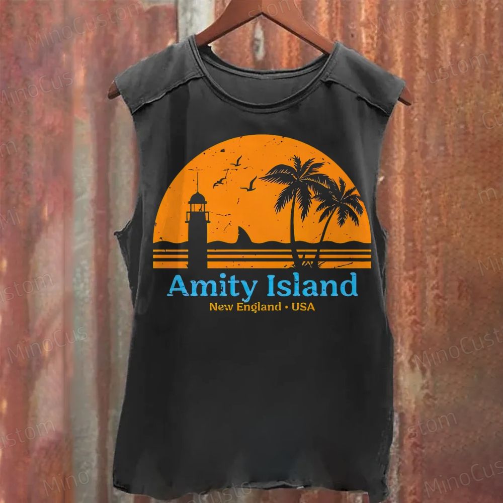 Amity Island Washed Tank Top 