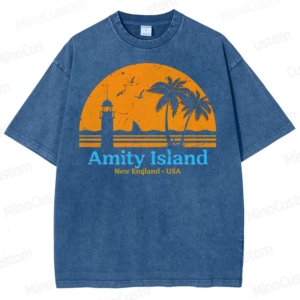 Amity lsland  Washed T-Shirt 