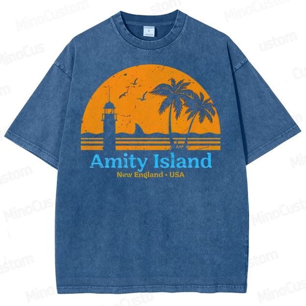 Amity lsland  Washed T-Shirt 