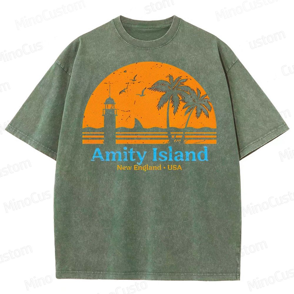 Amity lsland  Washed T-Shirt 