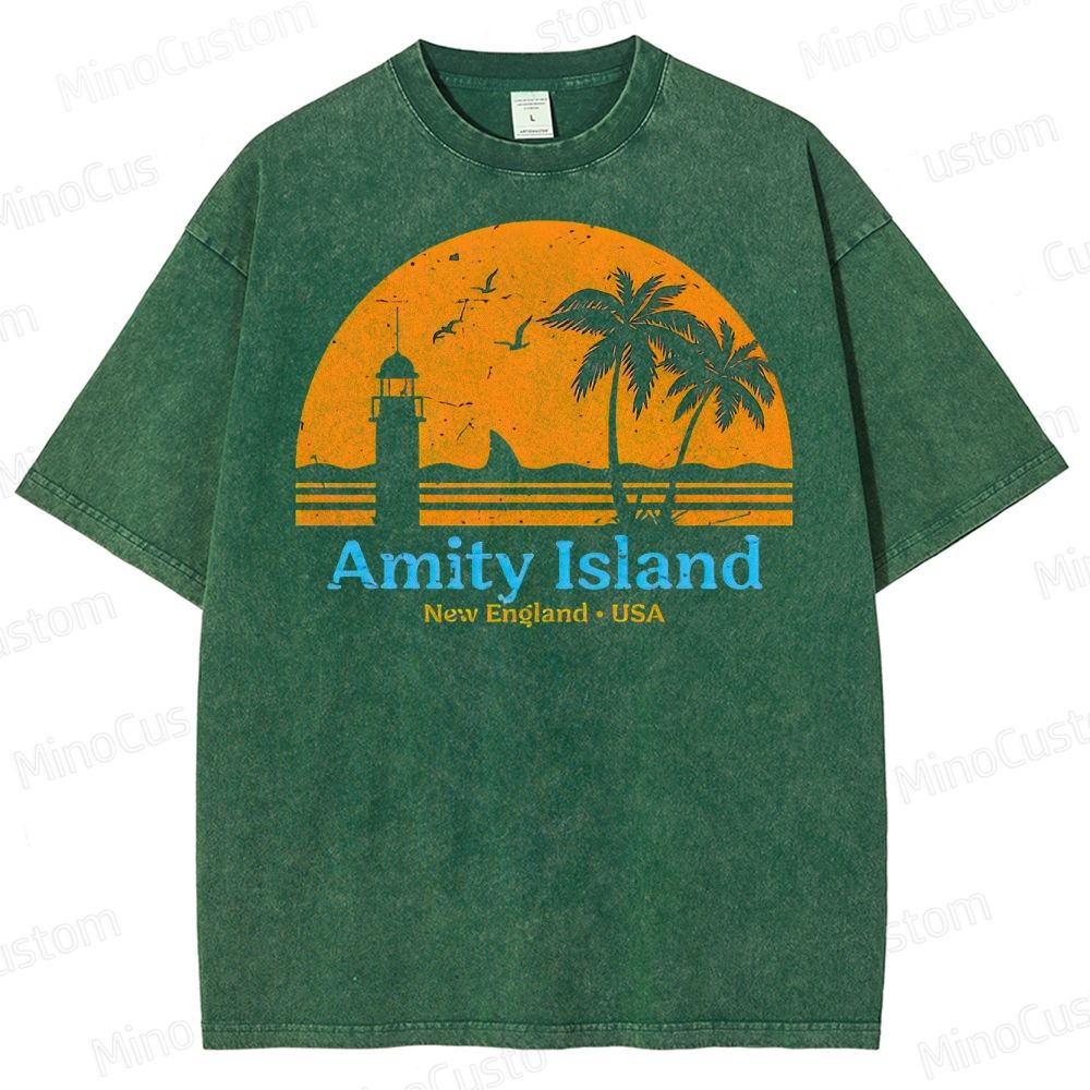 Amity lsland  Washed T-Shirt 