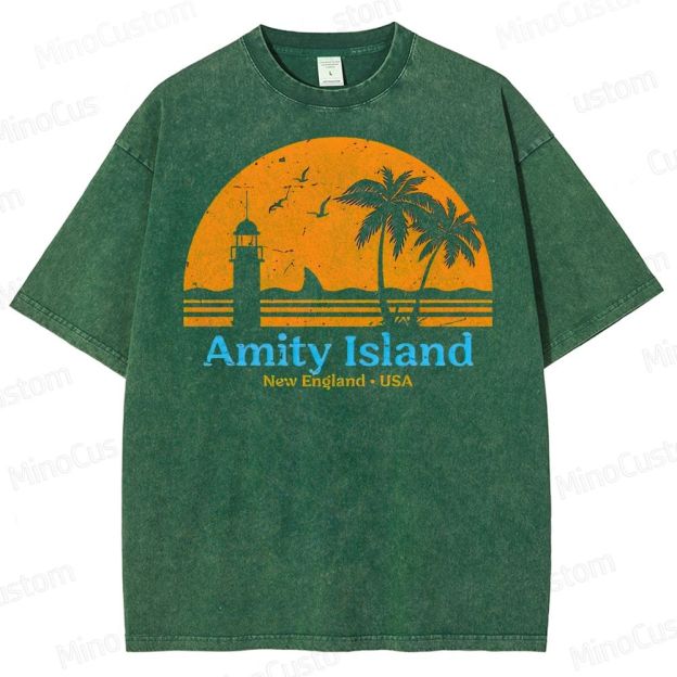 Amity lsland  Washed T-Shirt 