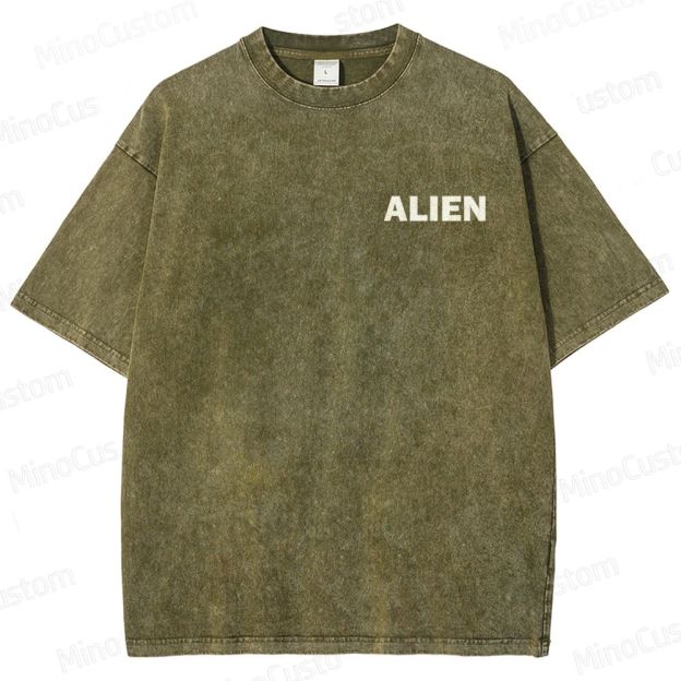 Alien Movie Vintage Washed T - Shirt 