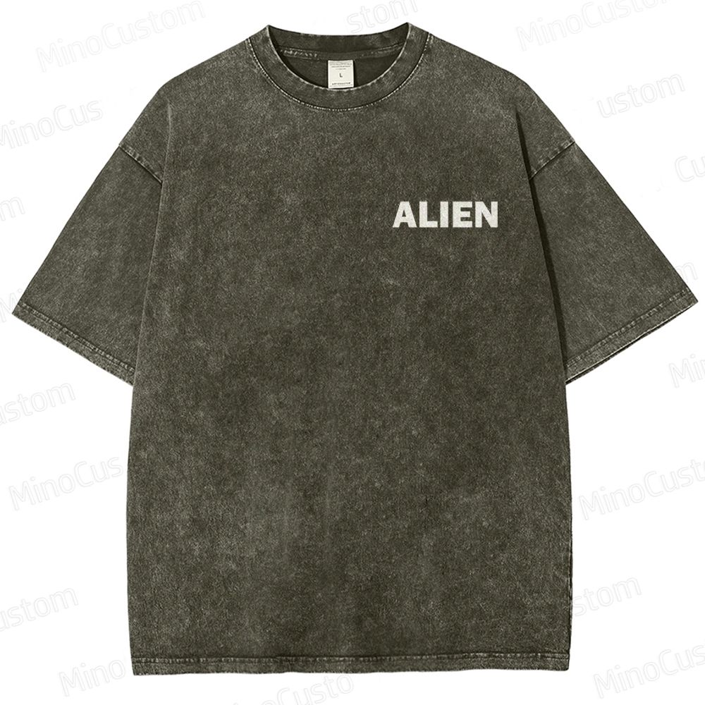 Alien Movie Vintage Washed T - Shirt 