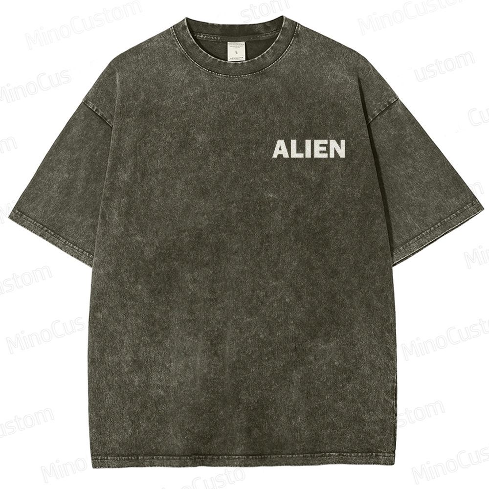 Alien Movie Vintage Washed T - Shirt 