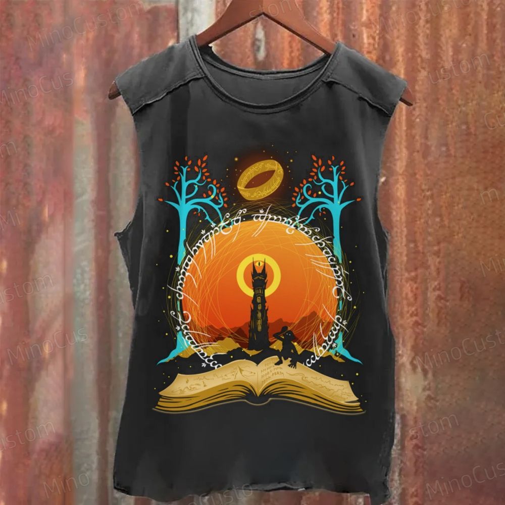 Lord of the Rings Vintage Washed Tank Top