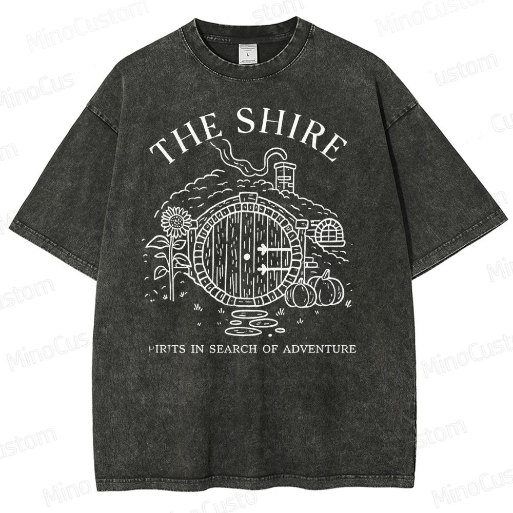 The Shire Hobbit Hole Washed T-Shirt