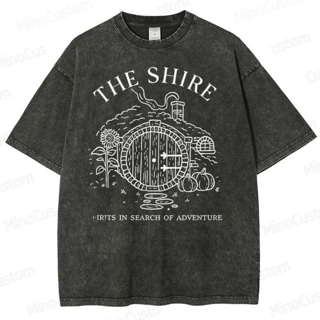 The Shire Hobbit Hole Washed T-Shirt 
