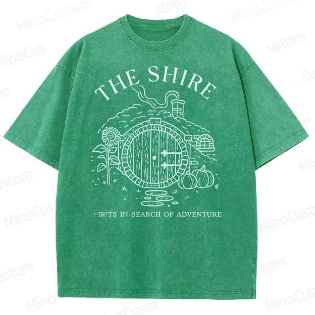 The Shire Hobbit Hole Washed T-Shirt 