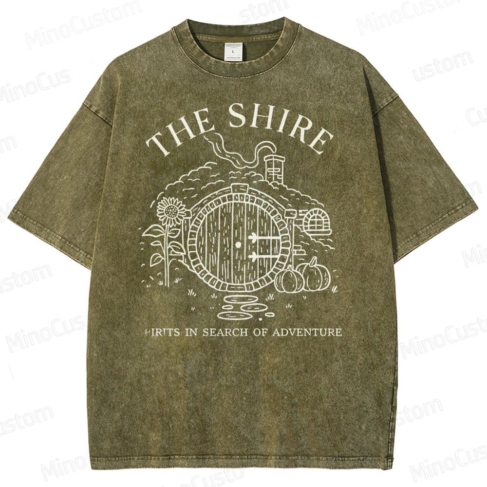 The Shire Hobbit Hole Washed T-Shirt 