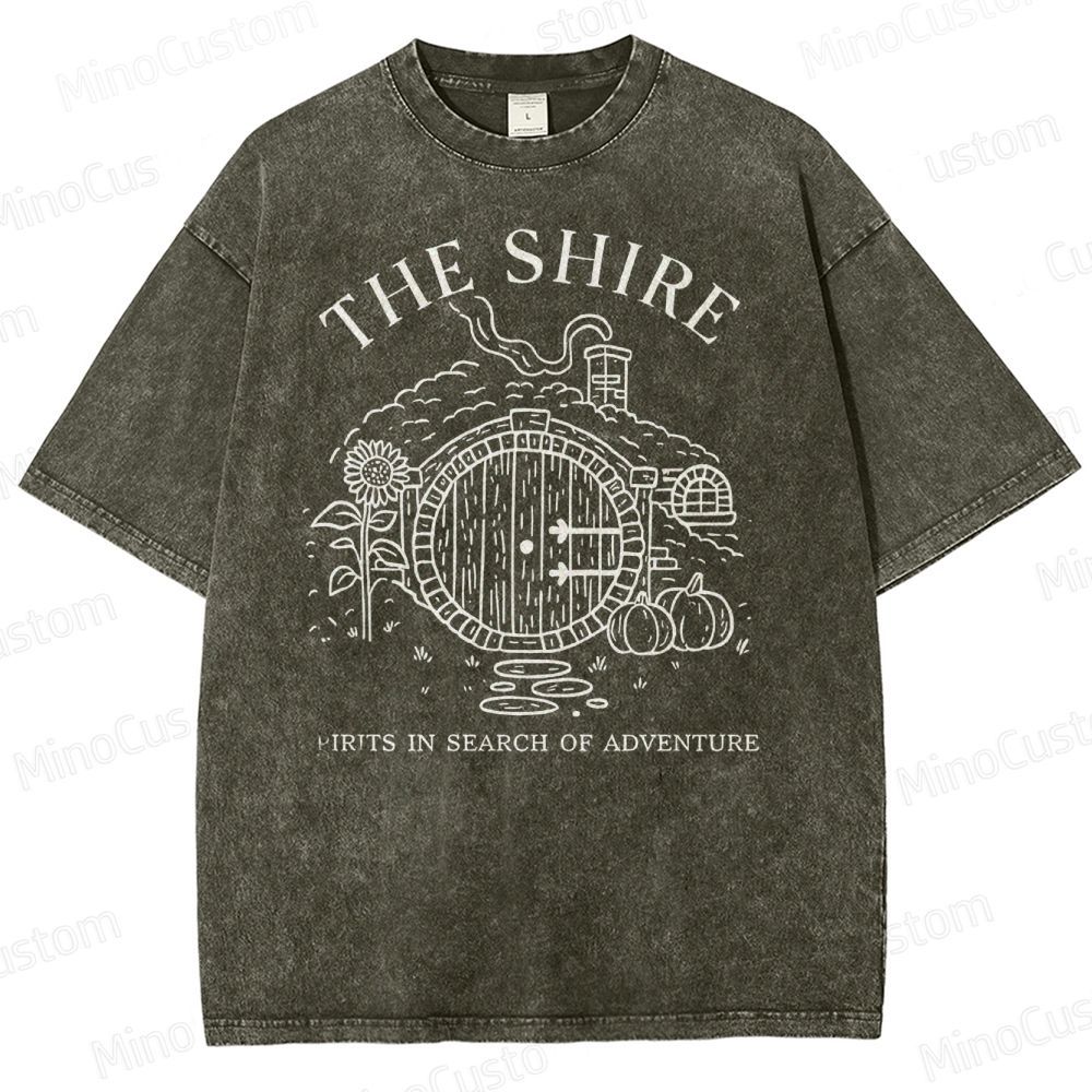 The Shire Hobbit Hole Washed T-Shirt 