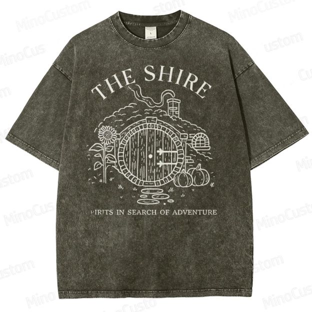 The Shire Hobbit Hole Washed T-Shirt 