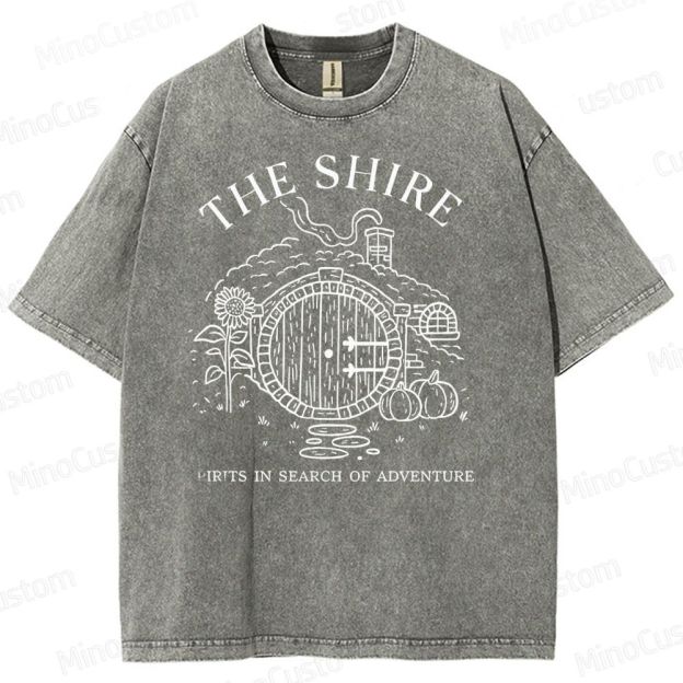 The Shire Hobbit Hole Washed T-Shirt 