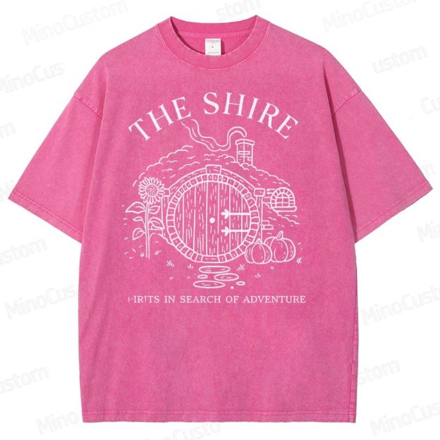 The Shire Hobbit Hole Washed T-Shirt 