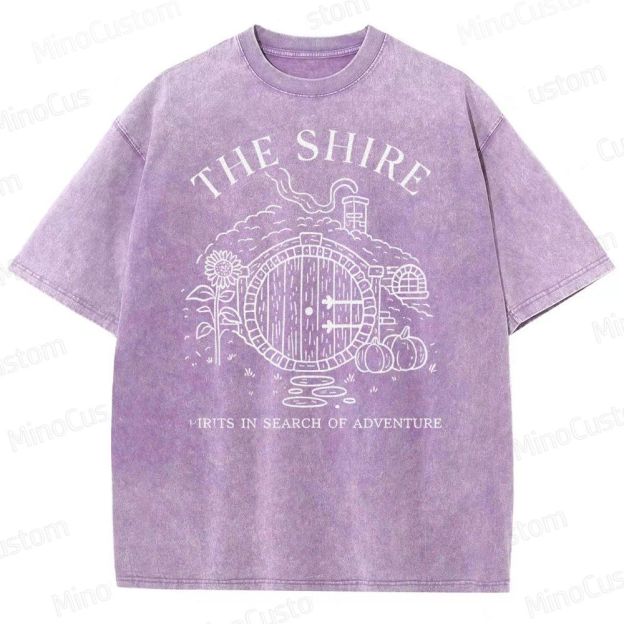 The Shire Hobbit Hole Washed T-Shirt 