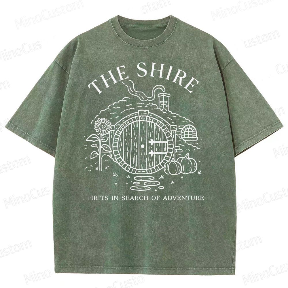 The Shire Hobbit Hole Washed T-Shirt 