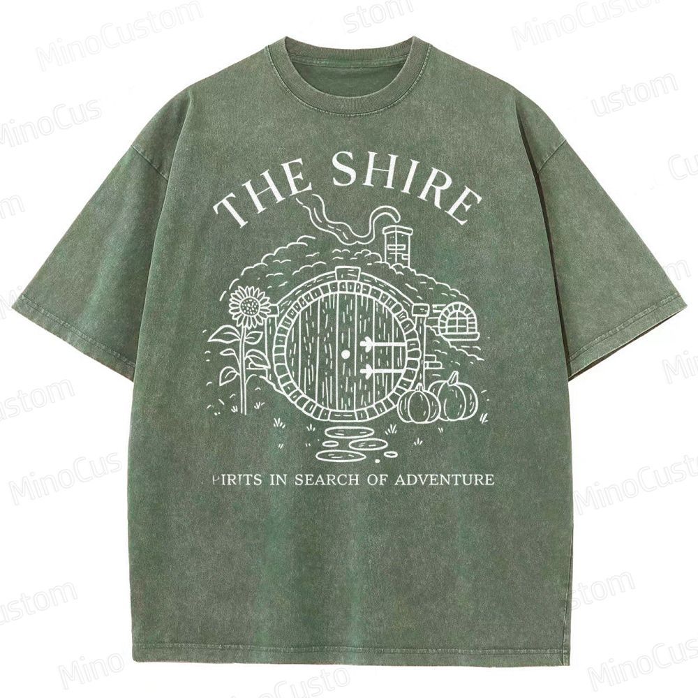 The Shire Hobbit Hole Washed T-Shirt 
