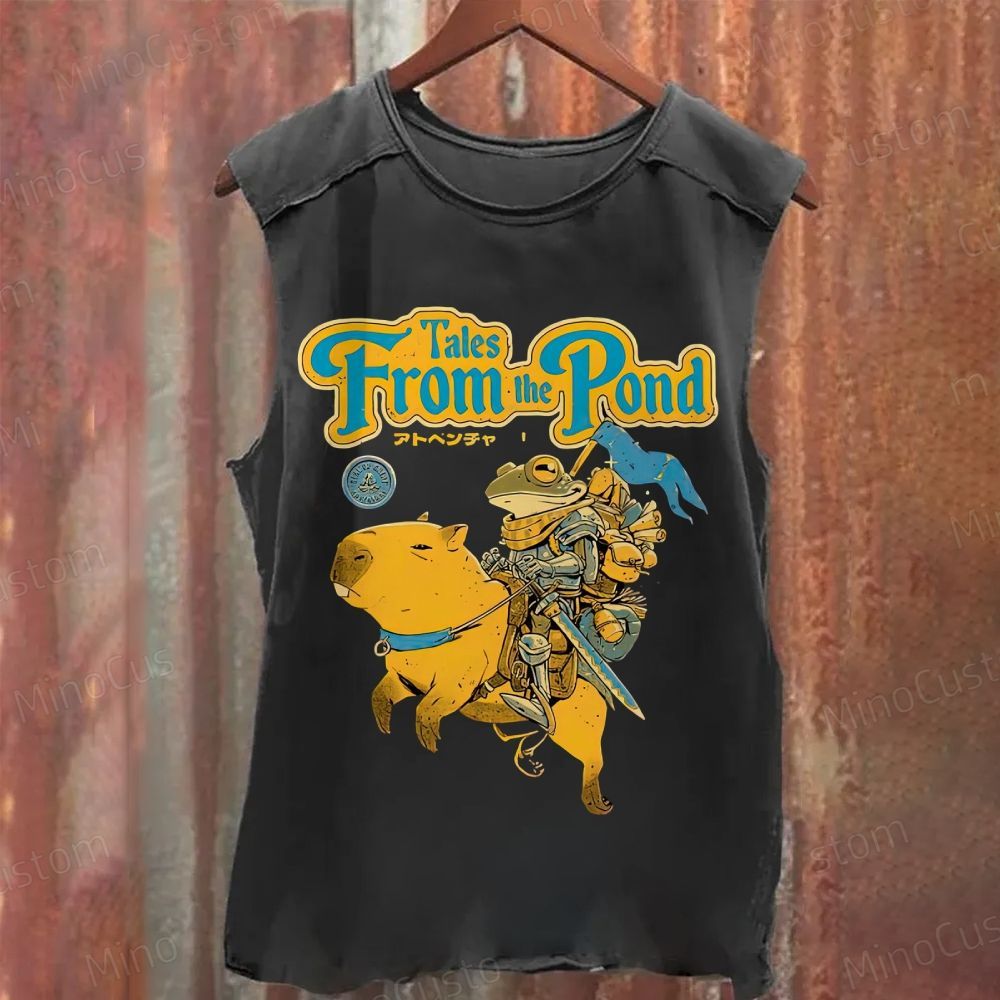Tales From the Pond Washed Tank Top