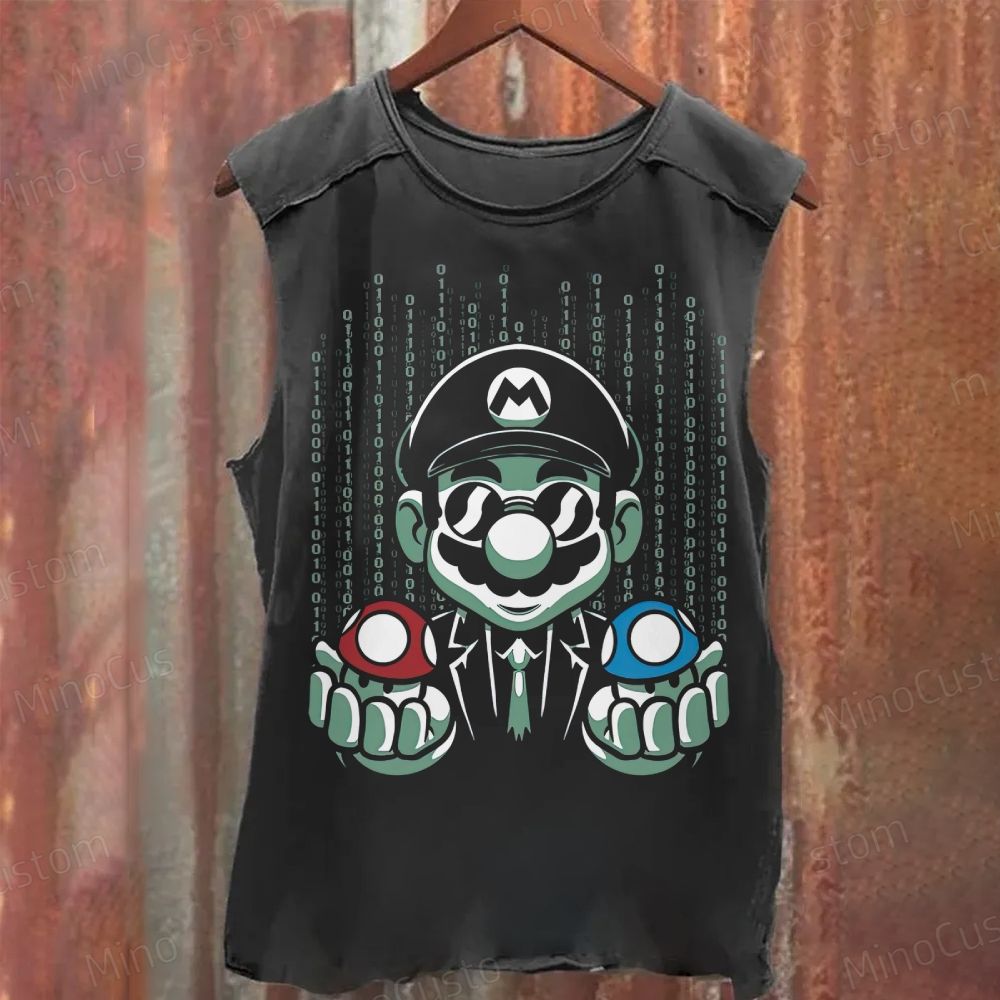 Selection Of Game Mushrooms Washed Tank Top 