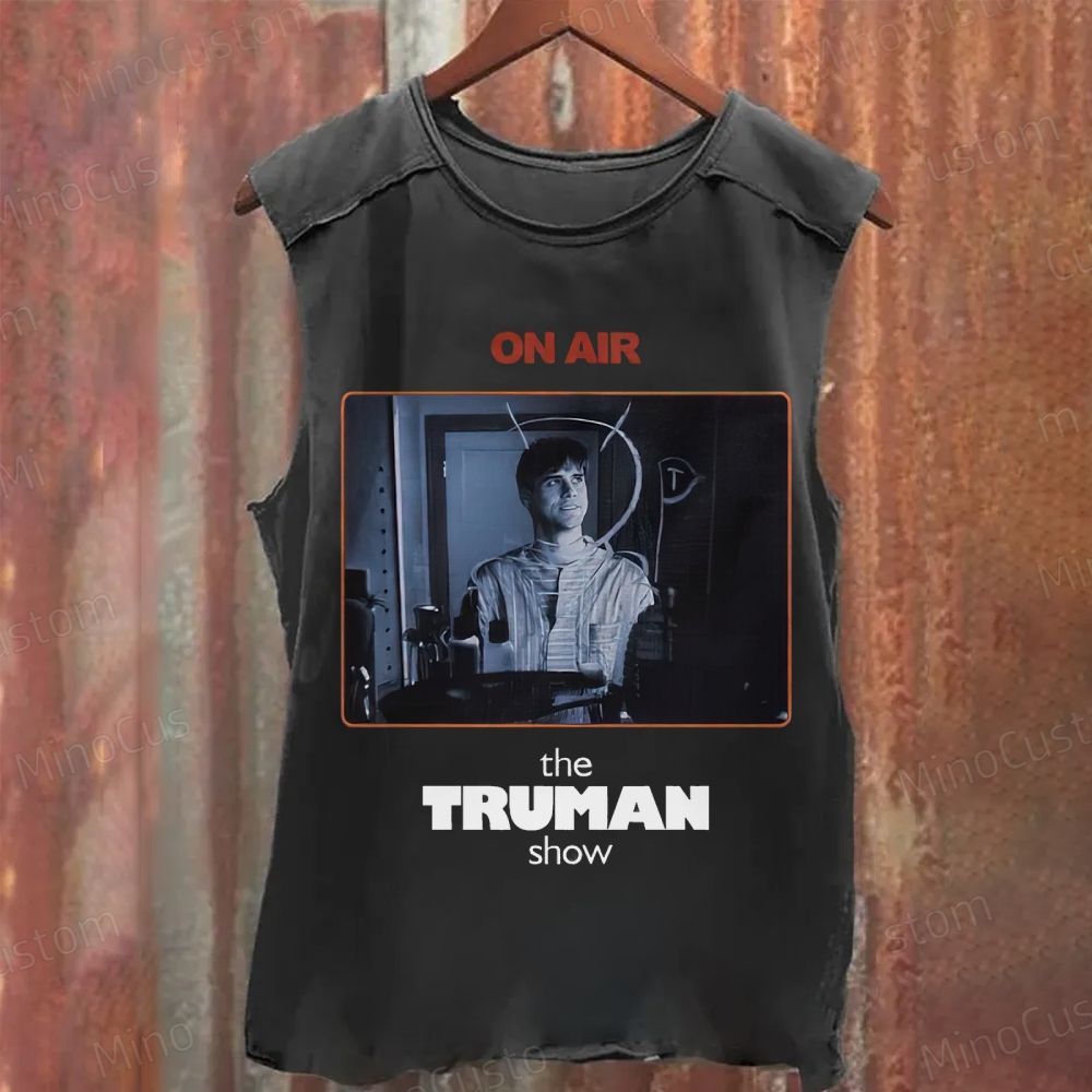 The Truman Show Movie Washed Tank Top