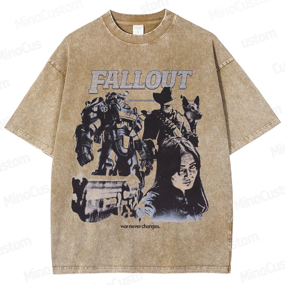 Fallout Game Washed T - Shirt