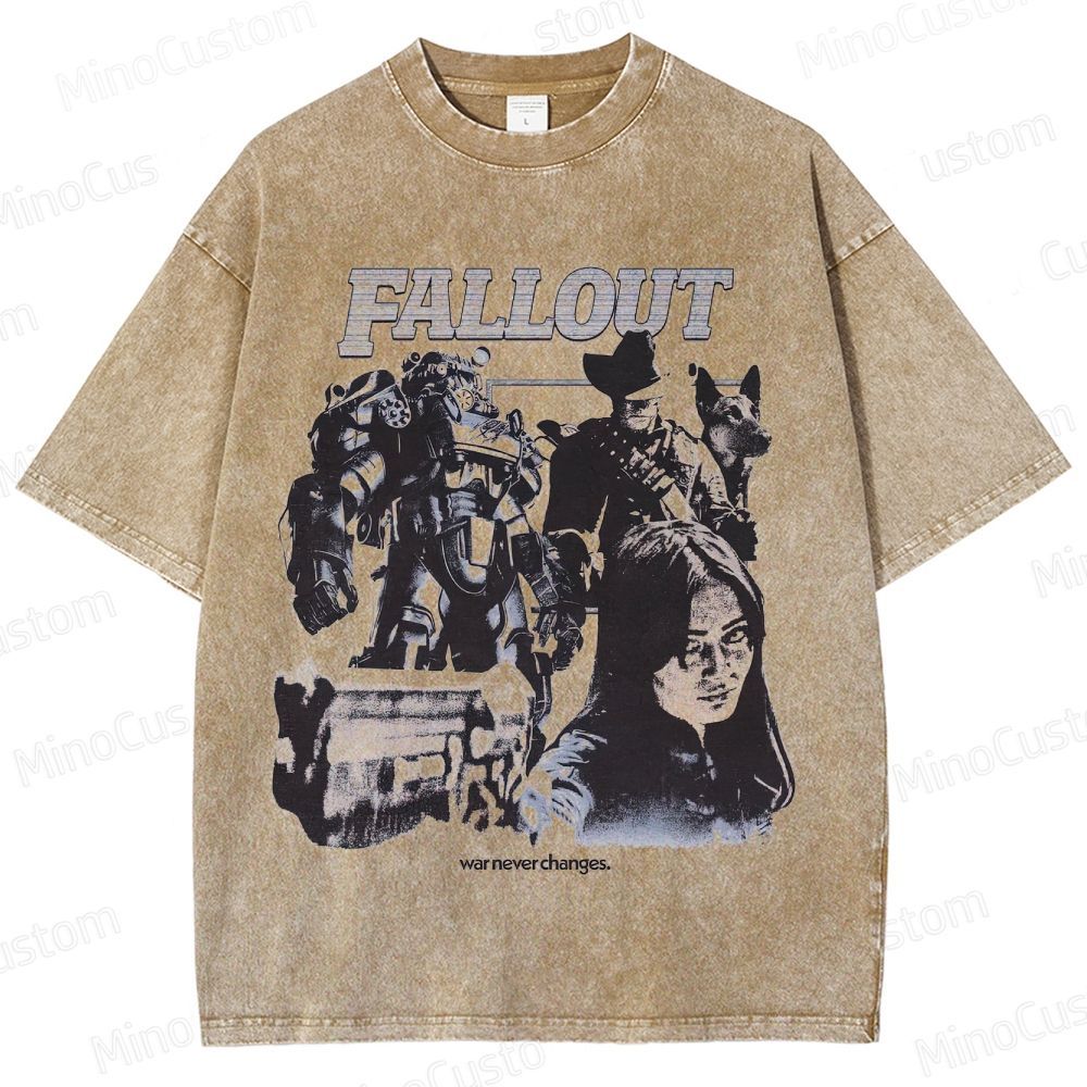 Fallout Game Washed T - Shirt