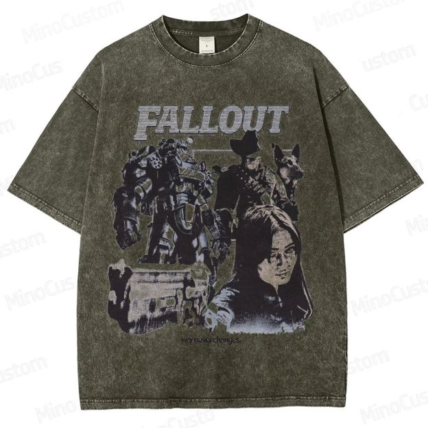 Fallout Game Washed T - Shirt