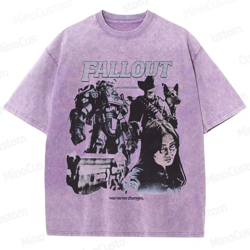 Fallout Game Washed T - Shirt