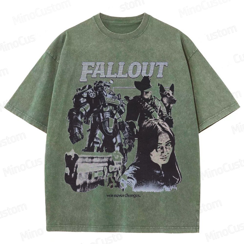 Fallout Game Washed T - Shirt
