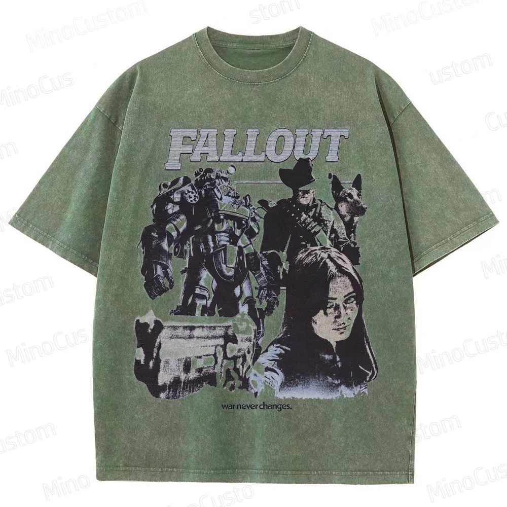 Fallout Game Washed T - Shirt