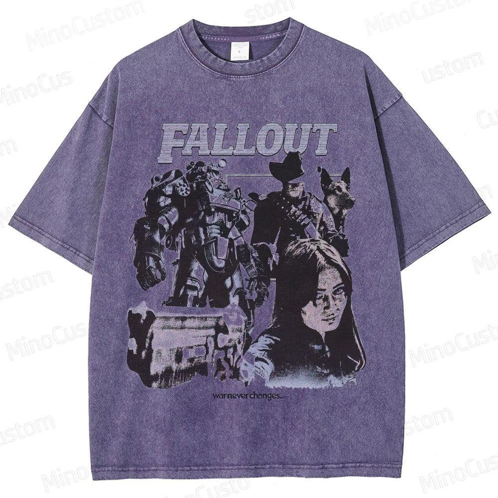 Fallout Game Washed T - Shirt