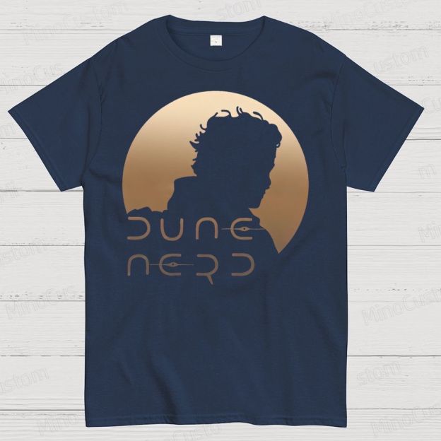 Dune Nerd Paul Atreides Silhouette  Cotton T-shirt 