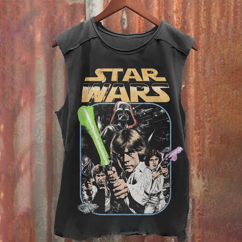 Star Wars Graphic Washed Tank Top