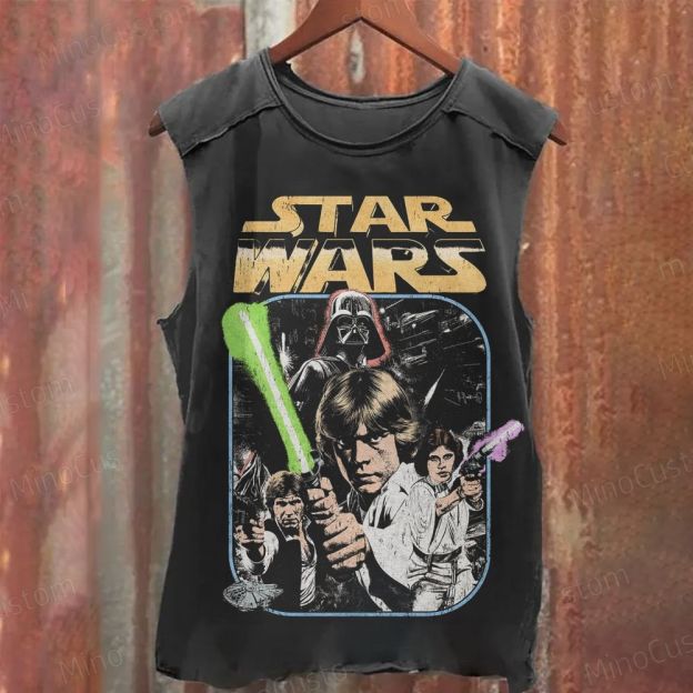 Star Wars Graphic Washed Tank Top