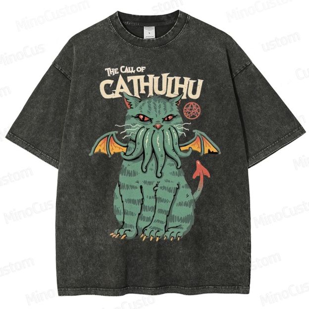 The Call Of Cahuhu Washed T-Shirt 