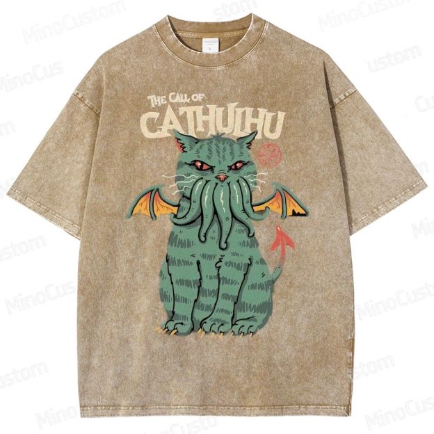 The Call Of Cahuhu Washed T-Shirt 