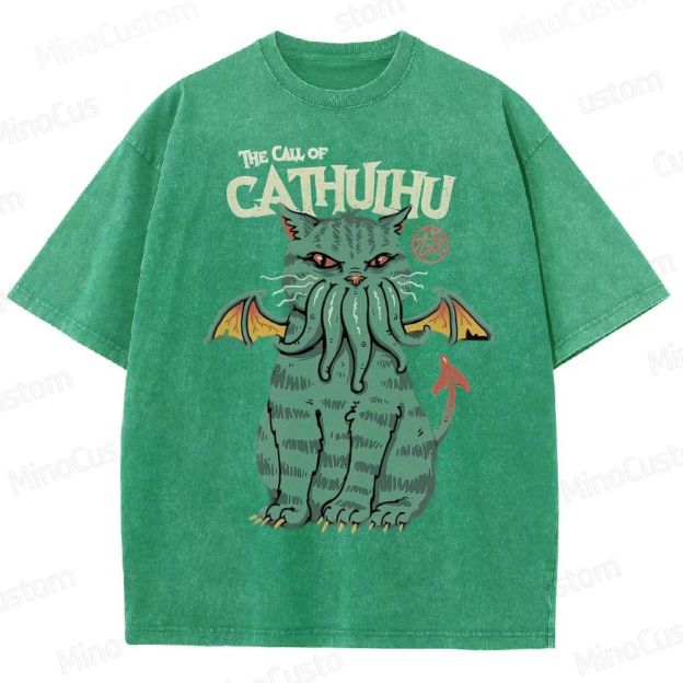 The Call Of Cahuhu Washed T-Shirt 