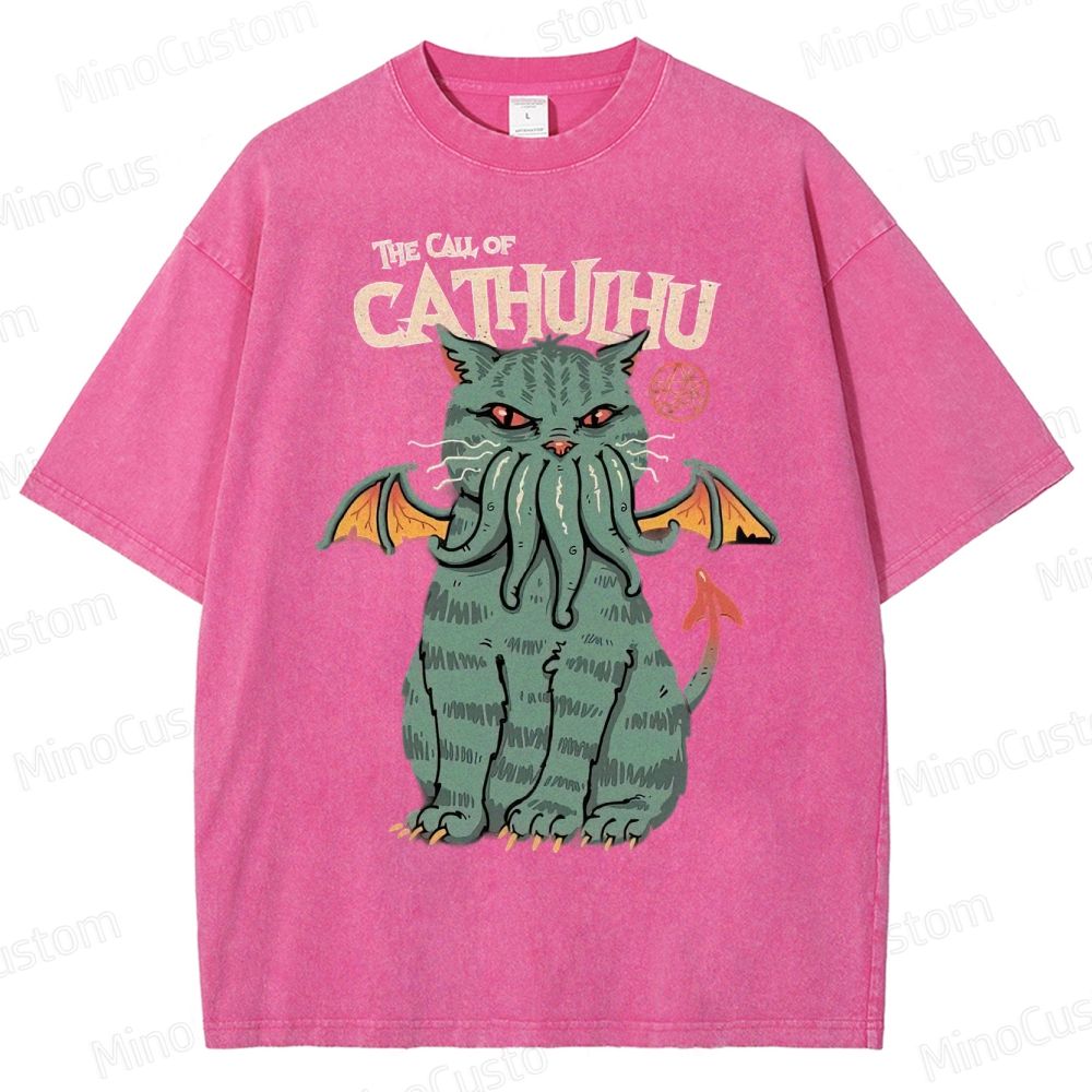 The Call Of Cahuhu Washed T-Shirt 