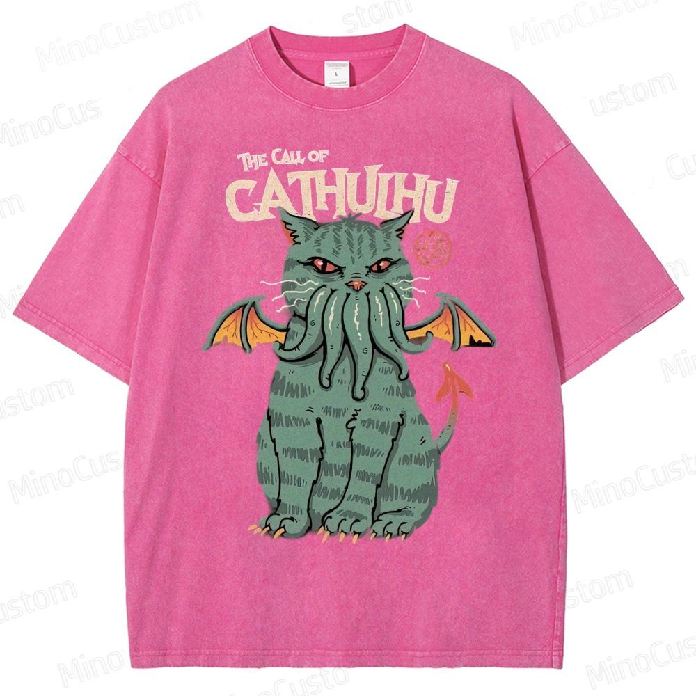 The Call Of Cahuhu Washed T-Shirt 