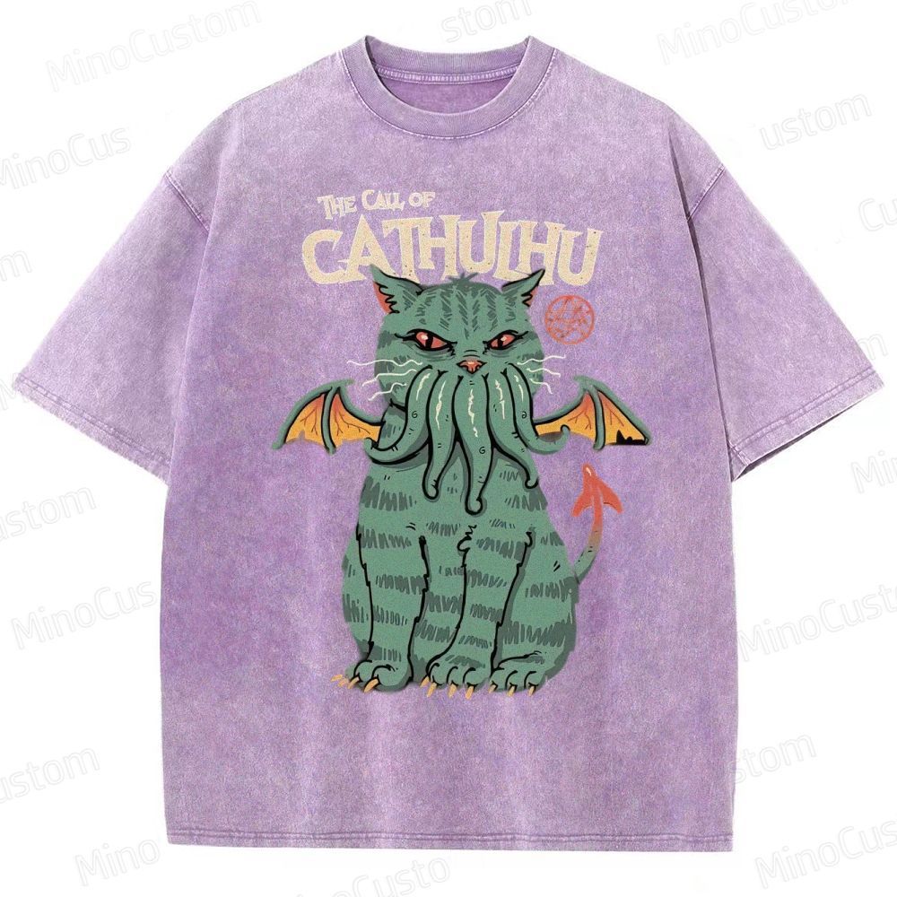 The Call Of Cahuhu Washed T-Shirt 