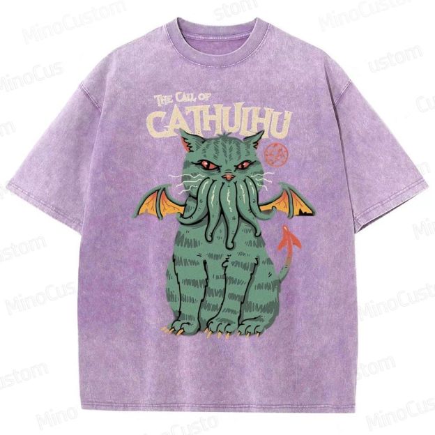 The Call Of Cahuhu Washed T-Shirt 