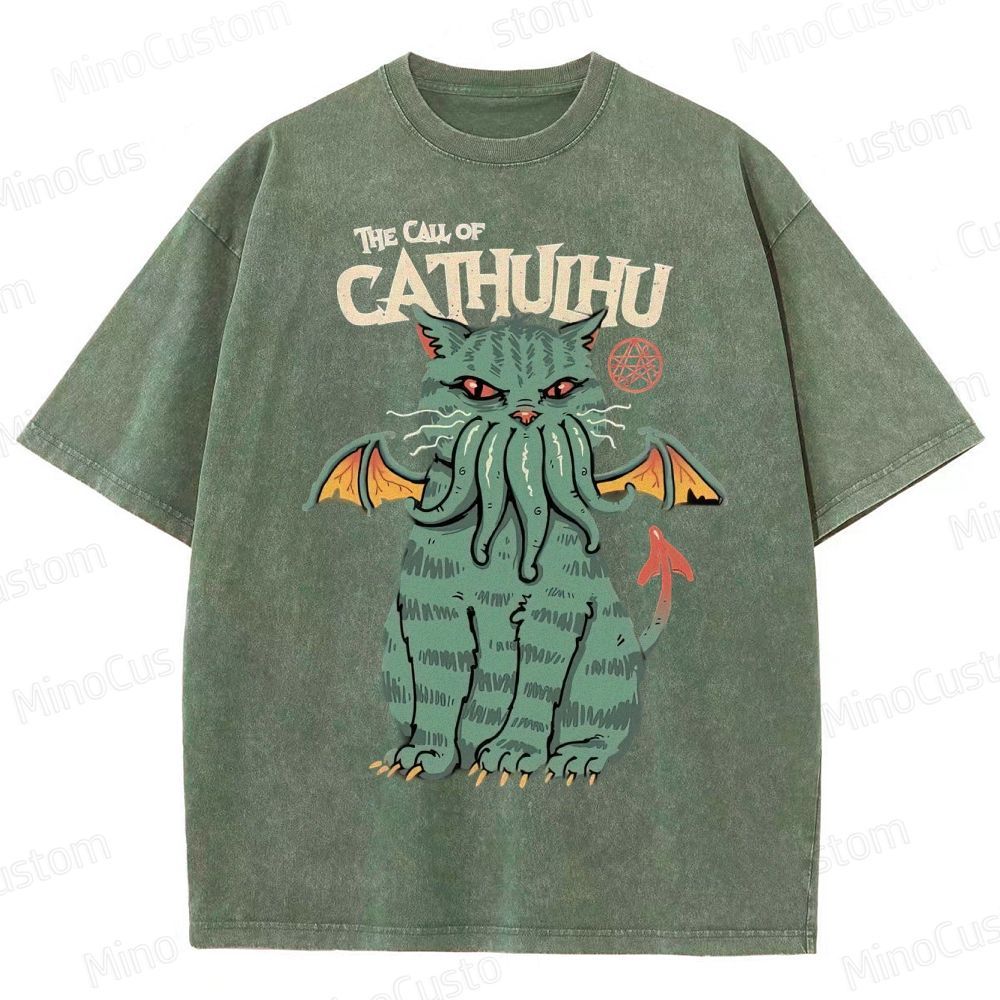 The Call Of Cahuhu Washed T-Shirt 
