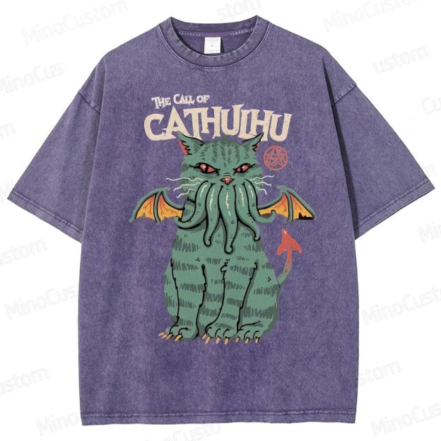 The Call Of Cahuhu Washed T-Shirt 