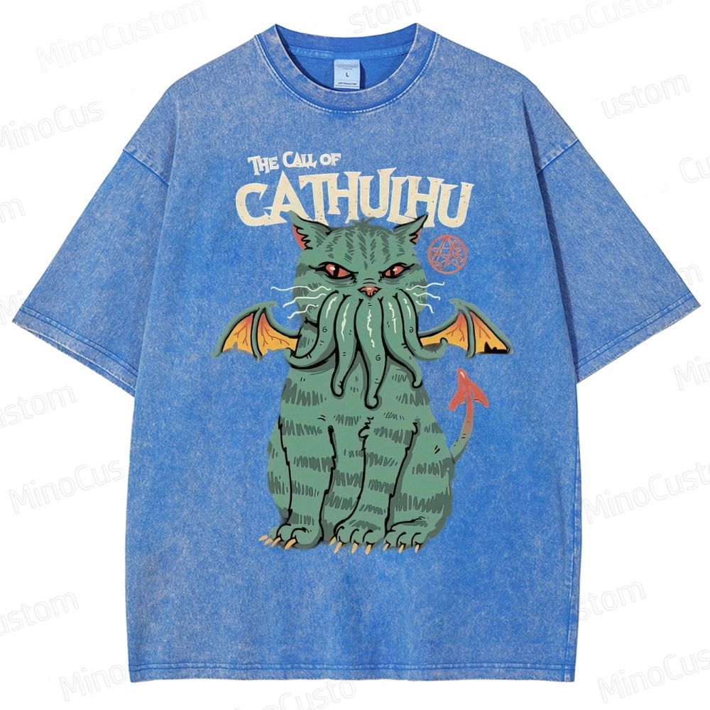 The Call Of Cahuhu Washed T-Shirt 