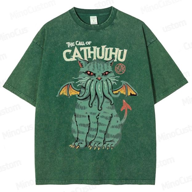 The Call Of Cahuhu Washed T-Shirt 
